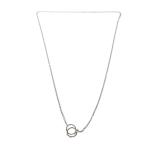 ショッピングカルティエ Cartier カルティエ K18WG Baby Love Necklace ベビーラブ ホワイトゴールドネックレス  シルバー  ITID9J5WUIMK