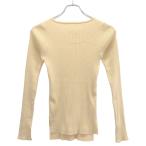 AURALEE FOR Ron Herman オーラリーフォーロンハーマン 24SS Giza Boat Neck Pullover ボートネックリブカットソー A24SB01RH アイボリー系 0 ITIN8IU8STSC