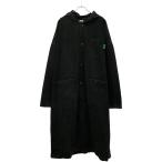 WILLY CHAVARRIA ウィリーチャバリア BIG DADDY HOODED COAT WASHED BLACK フーデッドデニムロングコート  ブラック M ITIPEY1LZDM0