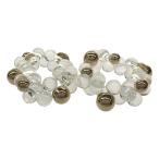 HARUNOBUMURATA Hal ручка пятно ta26SS NIZZA BRACELET - CRYSTAL GOLD BRACELET браслет комплект Gold прозрачный ITIQWLC9XHRH