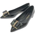 ショッピングフェラガモ Salvatore Ferragamo サルバトーレ フェラガモ ZERI 10 ポインテッドトゥエナメルリボンパンプス GC 07516 ブラック 5 ITIW1HQD0IE0