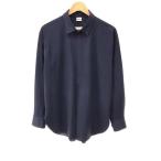 HaaT ISSEY MIYAKE ハート イッセイミヤケ 20SS TRICOT SHIRTS ポリエステルロングスリーブシャツ ネイビー系 サイズ:4 メンズ ITJ3MAKCAEYG