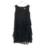 COMME des GARCONS COMME des GARCONS コムデギャルソンコムデギャルソン 08AW ノースリーブフリルワンピース RB-O002 ブラック SS ITJ43VAZPTS0