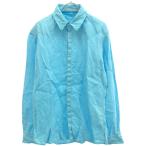 FranCisT_MOR.K.S フランシストモークス 22SS ウォッシュドリネンハイビスカルワイヤーフックシャツ MS2888S ターコイズ 2 ITJHJRN8VE70