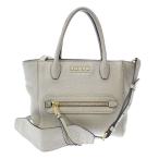 ショッピングミュウミュウ miu miu ミュウミュウ 2WAY レザーショルダーバッグ 5BG143 グレー  ITJR7C7YCNAE