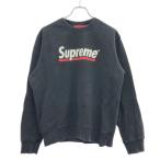 Supreme シュプリーム 20SS Underline Crewneck ロゴスウェットプルオーバー  ブラック S ITK27RSX2YF4