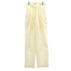 mame kurogouchi マメ クロゴウチ 23AW Dry Touch Cotton High Waisted Trousers トラウザーパンツ MM23PF-PT723 アイボリー 1 ITL17MGFY68M