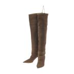 Whim Gazette Hoaw. ウィム ガゼット ハァウ ポインテッドニーハイブーツ  ブラウン 38 ITMG9Q45154I