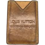 LOUIS VUITTON at COMME des GARCONS Louis Vuitton Comme des Garcons Novelty кожа футляр для карточек Brown ITNCQZZPNY74