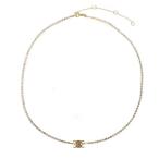 CELINE セリーヌ トリオンフ ラインストーンネックレス WLF1293 ゴールド  ITNR8H8Q9CNA