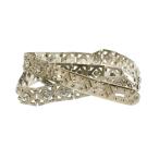 DOLCE&amp;GABBANA Dolce & Gabbana Swarovski metal plate ремень серебряный ITNRMVLOE81M