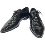 ショッピングGABBANA DOLCE&GABBANA ドルチェ＆ガッバーナ クロコ切替ポインテッドトゥエナメルシューズ 10997 2471 ブラック 7 ITNWCLA0GIAI