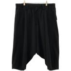 Yohji Yamamoto POUR HOMME Yohji Yamamoto бассейн Homme 21AW W GABARDINE SAROUEL PANTS шерсть Java Gin шаровары HX-P28-100 черный 2 ITO8VGXM72O4