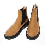 LOEWE ロエベ サイドゴアレザーブーツ  キャメルブラウン 42 ITOEZA0CVLUO