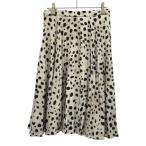 ショッピングダルメシアン BURBERRY バーバリー ダルメシアンプリントプリーツスカート 4560846 ホワイト UK6 ITP8HXPF0QP8