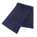 Christian Dior Christian Dior шерсть кашемир Logo вязаный muffler 01DSI354I103 темно-синий U ITPSYQJ916GY