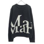 ショッピングマルジェラ Maison Margiela1 メゾン マルジェラ 20AW ロゴプリントスウェットトレーナー S51GU0101 ブラック L ITQLBI5Q6S5Y