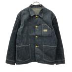 ショッピングカバーオール At Last & Co アットラスト Lot663 Coverall Jacket デニムカバーオールジャケット  インディゴ 40 ITQMRNK5MZXY