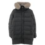 ショッピングduvetica DUVETICA デュベティカ 15AW CAITLIN フォックスファーダウンコート 1165-FGM ブラック 40 ITR2HSHH5ZY0
