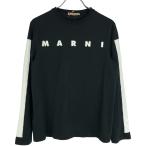 MARNI マルニ 23AW ロゴプリントロングスリーブカットソー M00870_M00LE ブラック 14 ITSDN02Q6IK0