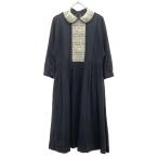 Jane Marple ジェーンマープル 20SS ハイツイストコードシフォンレースドレスワンピース D-0032 ネイビー M ITSDRT0N5MOO