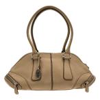 TOD*S Tod's кожа Mini сумка "Boston bag" оттенок бежевого ITTCR19FHYPH