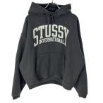 Stussy ステューシー RELAXED HOODIE INTERNATIONAL スウェットプルオーバーパーカー 118550 ウォッシュドブラック M ITTVEOBVI9FK