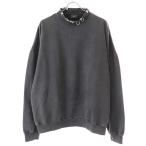 BALENCIAGA バレンシアガ ピアスネック スウェットトレーナー 762718 TPVD9 チャコール 1 ITTXUDB4VSAG
