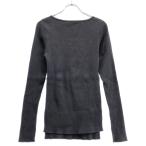 AURALEE FOR Ron Herman オーラリーフォーロンハーマン ボートネックリブカットソー A21AB01RH チャコールグレー系 1 ITTXYCRT4JS8