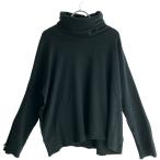 album di famiglia アルバム ディ ファミリア 24AW ボリュームタートルネックニットソー  ブラック系 S ITV13051GWM4