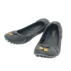 LOUIS VUITTON Louis Vuitton кисточка driving балетки CL1028 черный 35 1/2 ITVM10K61WTI