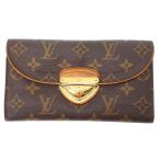 LOUIS VUITTON ルイヴィトン M60123 モノグラム ポルトフォイユ ウジェニ  二つ折りロングウォレット シリアルNo NI0047 ブラウン  ITVUDWEHGSYW