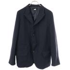 ショッピングGARCONS COMME des GARCONS SHIRT コムデギャルソンシャツ 23SS WASHED POLYESTER JACKET ポリエステル縮絨テーラードジャケット FK-J009 ネイビー M ITVZNGBGMKQY
