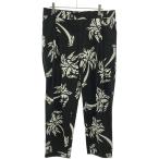 DOLCE&GABBANA ドルチェ＆ガッバーナ パームツリー2タックパンツ G4ZLAT/FSFDQ ブラック×ホワイト 46 ITW1NTO6PH1U