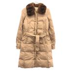 ANNA MOLINARI Anna Molinari мех цвет с хлопком bell tedo пальто полиэстер 100% розовый оттенок бежевого IT42 ITW693RWHWIR