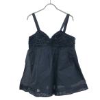 ne Quittez pasnkitepaCotton Organza Frilled Cami Top хлопок орган The оборка Cami верх 010252FB4 темно-синий надпись нет ITWP69YTNA3E