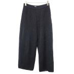 PURLAM слива 26SS WASHI Middle-gauge AZE Wide Straight Pants широкий распорка брюки PU-126-MPT02 черный ITWRE00KQUAK