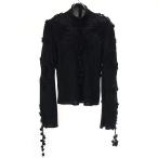 LOEWE ロエベ フラワージャガードタッセルニットセーター S540333X57 ブラック M ITX3TKV1EAJ8