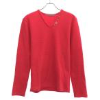 ショッピングスカル FranCisT_MOR.K.S フランシストモークス ハイビスカルスワロスター Vネックシャギーニットセーター MT1937 ピンク 2 ITX6PPZCZ998