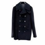 LITHIUM HOMME lithium Homme HEAVY MELTON CLASSIC PEA COAT бушлат LH20-1092 черный 46 ITXHNZ5K2GUT