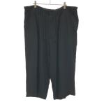 Yohji Yamamoto POUR HOMME Yohji Yamamoto бассейн Homme 17SS искусственный шелк gyaba Gin широкий шнур брюки HD-P25-214 черный 4 ITXM43G5VA0L