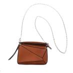 ショッピングLOEWE LOEWE ロエベ Puzzle Nano Bag パズルバッグナノ チェーンショルダーバッグ  ブラウン  ITYYAGO5XRHG