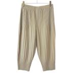 HOMME PLISSE ISSEY MIYAKE Homme plise Issey Miyake 17SS удаление плиссировать шаровары HP71JF110 бежевый 2 ITZNPTA7LMY0