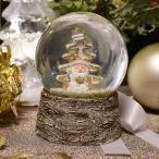 クリスマスツリー オーナメント クリスマス 北欧 おしゃれ スノードーム インテリア プレゼント ギフト 送料無料 レジンサンタスノードーム φ65mm