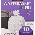 KIRKLAND SIGNATURE カークランド シグネチャー 10G WASTEBASKET LINERS カークランドシグネチャー 透