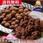 魅惑のチョコナッツ500g カリフォルニア産 バレンタイン くるみ  オーストラリア産マカダミアナッツ チョコレート 送料無料 アルミ袋 チャック クリスマス
