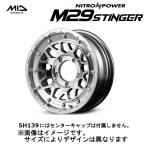 MID NITRO POWER ナイトロパワー M29 STINGER スティンガー 5/139.7 16x6.0J -5 ハイパーシルバー/マシンドF (HSM) X1936605D105HSMN