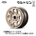 MID ホイール x DOD ウシャリン (4本セット) 6H139.7 15x6.0J +33 セミグロスサンドベージュ (SSB)