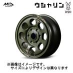MID ホイール x DOD ウシャリン (4本セット) 6H139.7 15x6.0J +33 セミグロスODグリーン (SOG)