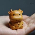 かわいい 干支置物 丑 うし 牛 天然 